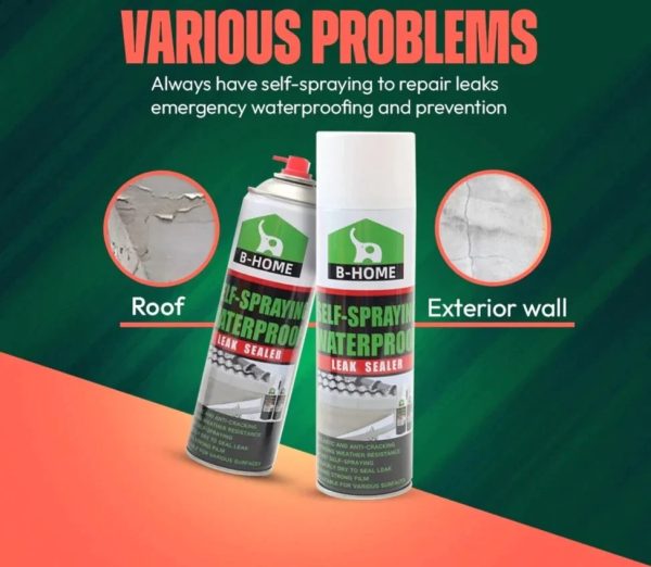 (500ml) Leak Proof Spray Leakage Seal – Rapid Stop Leaking Waterproof Spray - Flyingcart.pk