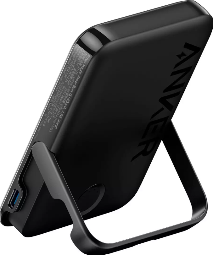 MagGo Powerbank 5,000mah, 7.5w, Stand Black-FlyingCart.pk