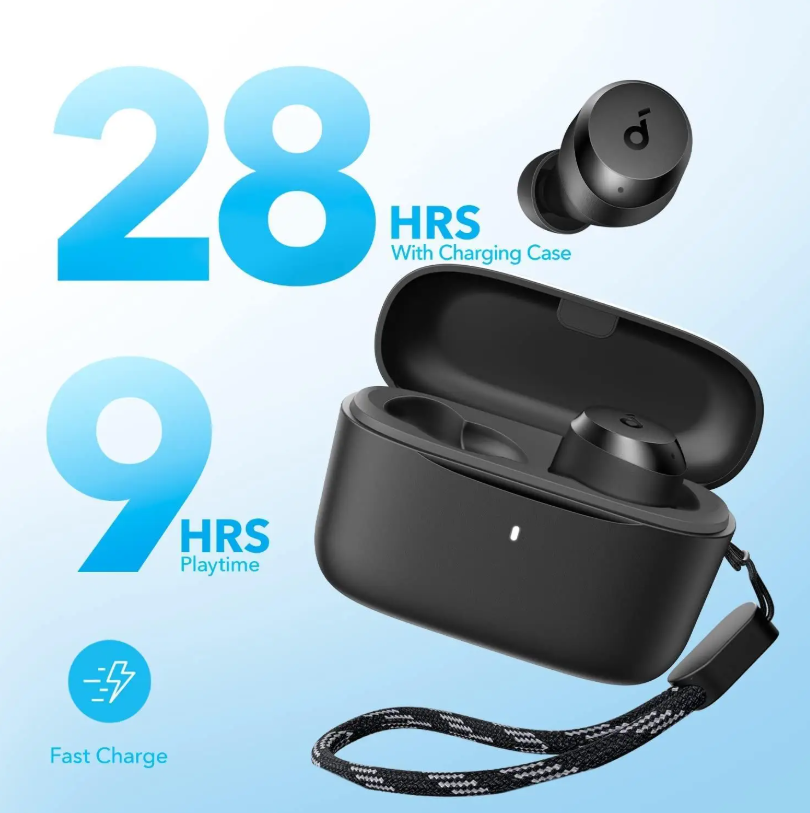 Soundcore A25i Earbuds Black-FlyingCart.pk