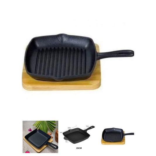 Stakes Sizzler Plates - FlyingCart.pk