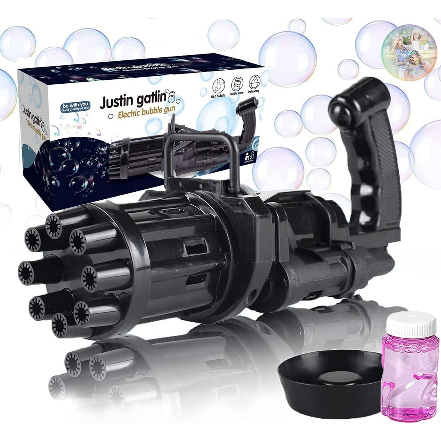 Gatling Bubble Gun Toy - FlyingCart.pk