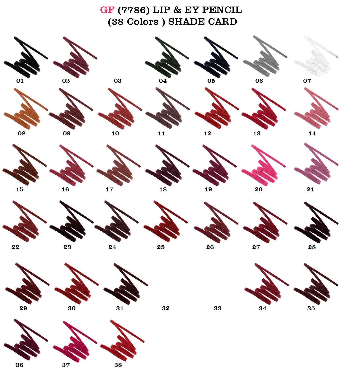 Glamorous Face Lip Pencil Shade-18-FlyingCart.pk