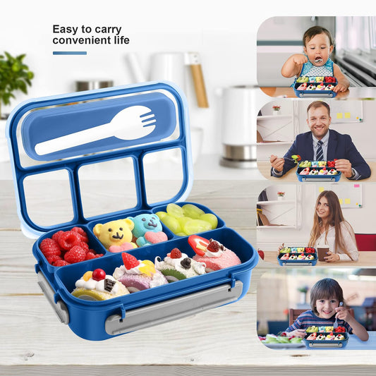 Compartments School Lunch Box - FlyingCart.pk