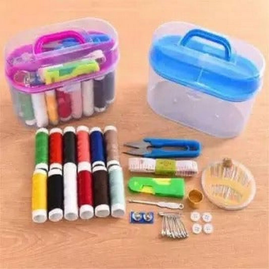 Stitching Tools Mini Sewing Box Kit - FlyingCart.pk