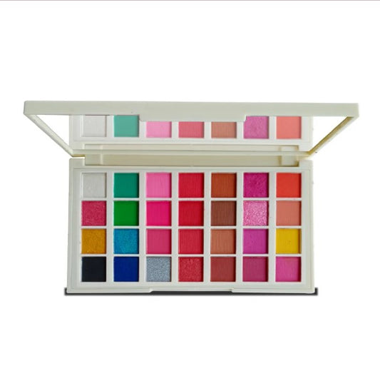 Glamorous Face 28 Color Makhmali & Matte Eyeshadow Palette - FlyingCart.pk
