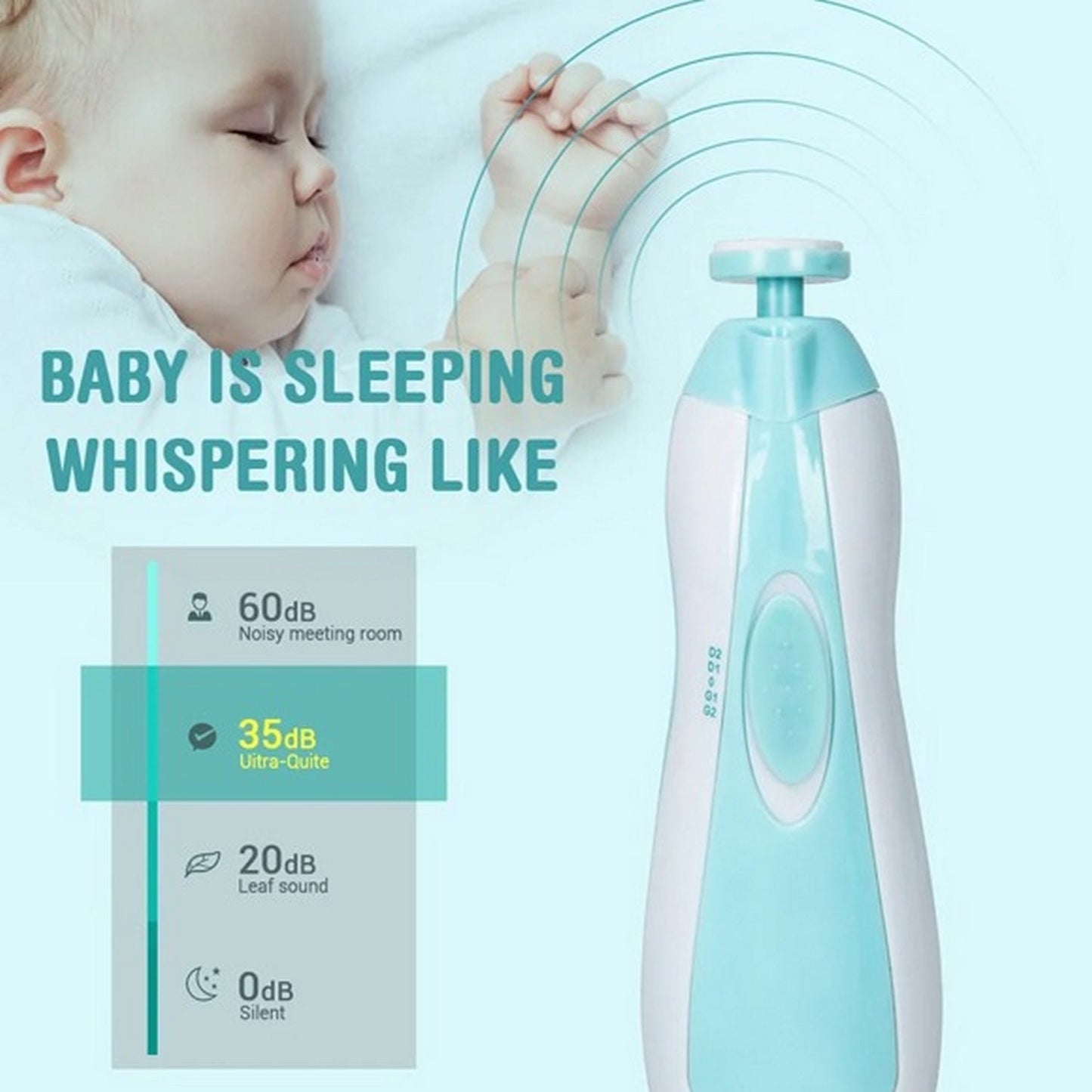 Baby Nail Trimmer - Safe Baby Nail Care Tool- FlyingCart.pk