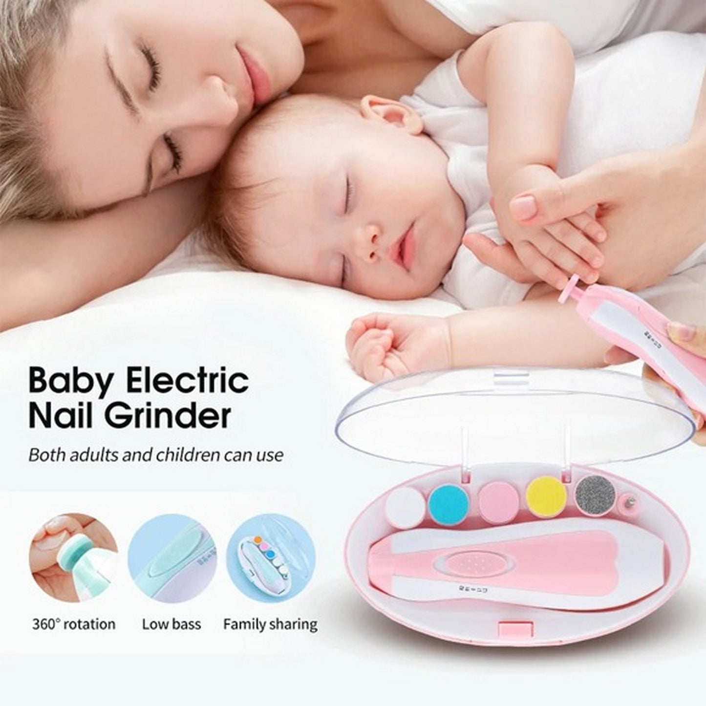 Baby Nail Trimmer - Safe Baby Nail Care Tool- FlyingCart.pk
