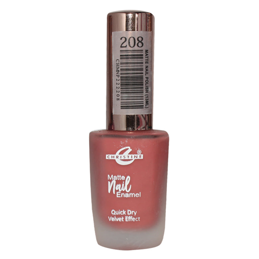 Christine Matte Nail Enamel Shade-208 - FlyingCart.pk