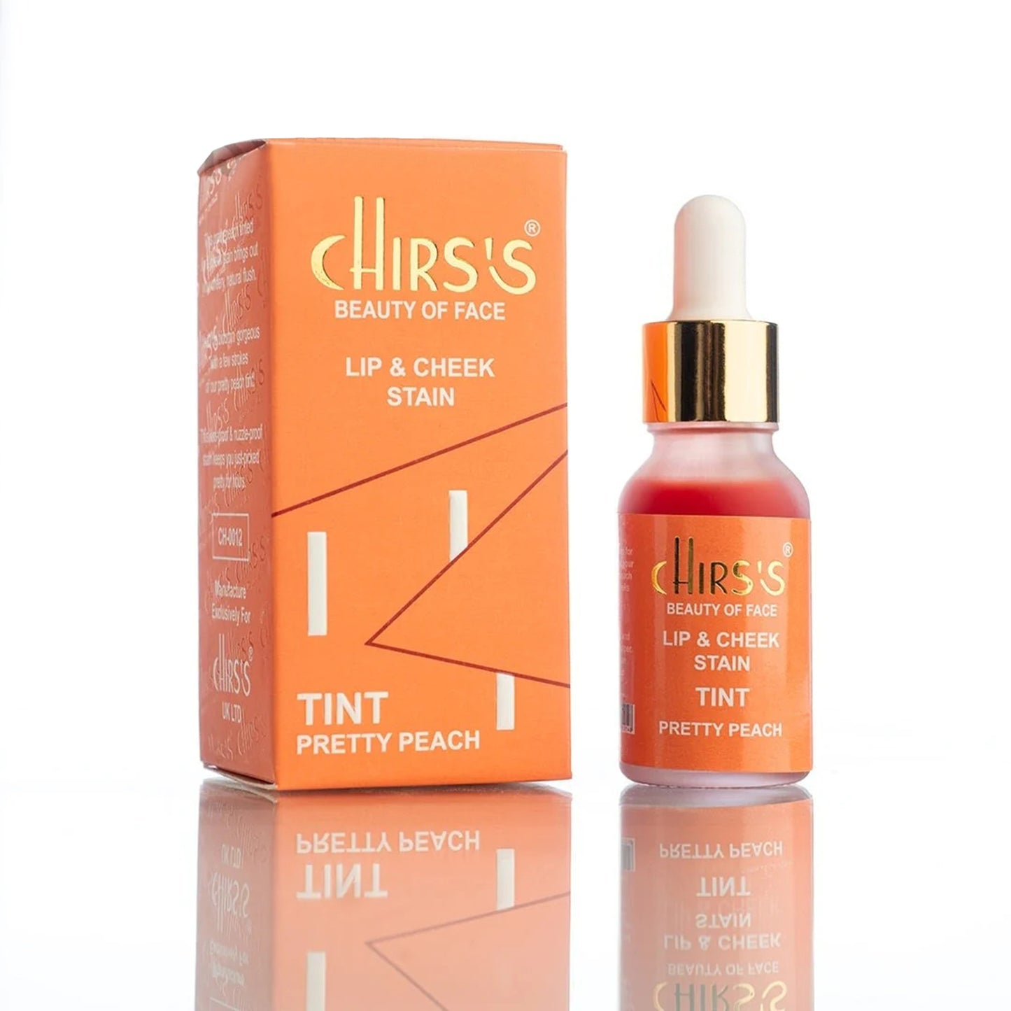 Chirs's Lips & Cheek Stain Tint - Pretty Peach - FlyingCart.pk