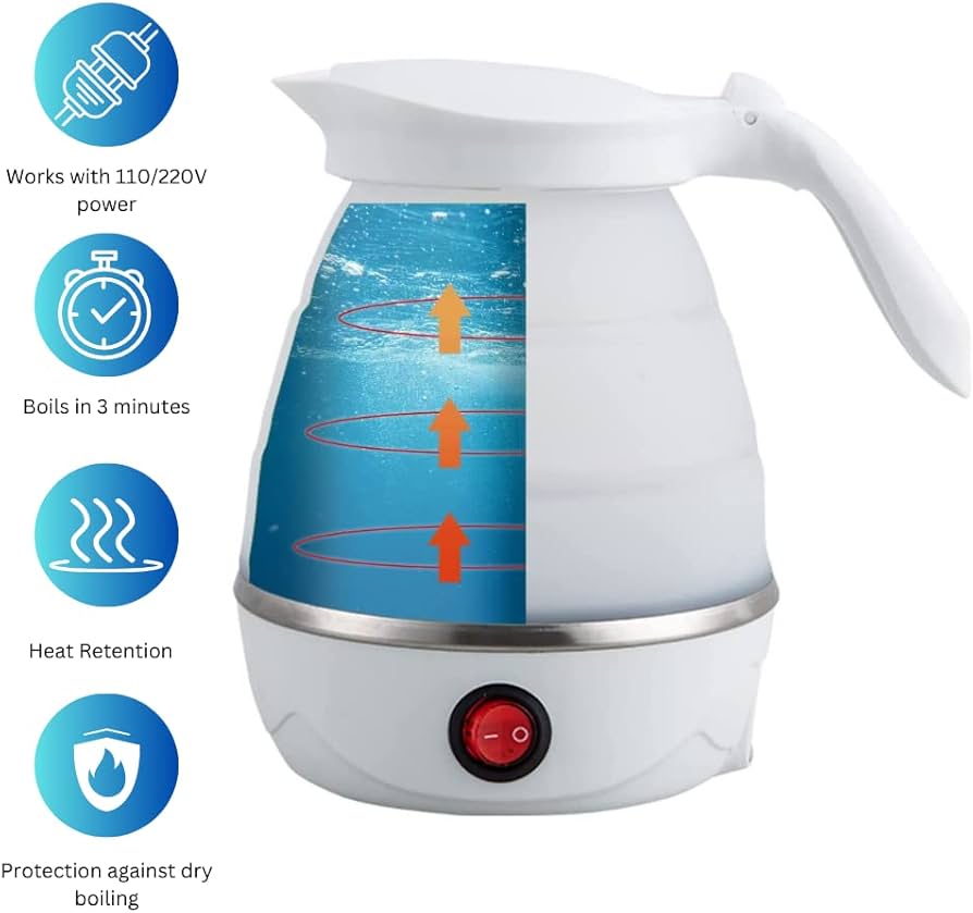 Folding Electric Kettle- FlyingCart.pk