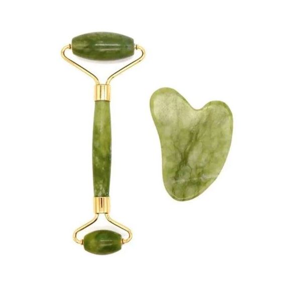 Gua Sha Jade Stone 2 in 1-FlyingCart.pk