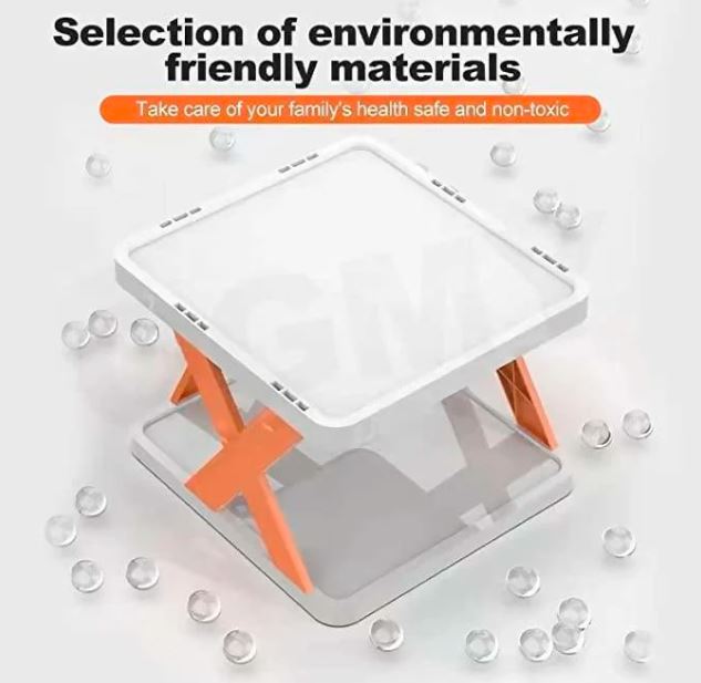 Foldable Plastic Shoe Rack Organizer X Type