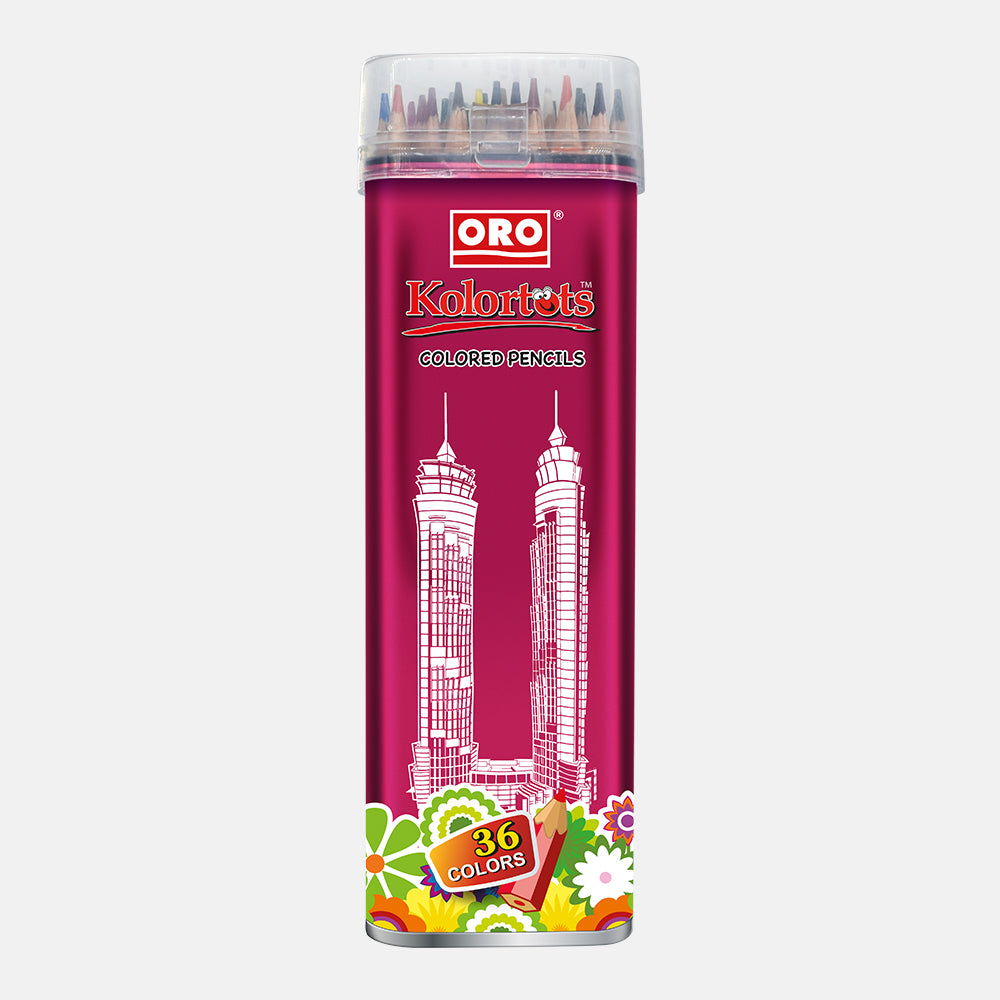 Kolortots – New Edition 36 Color Pencils Box - FlyingCart.pk