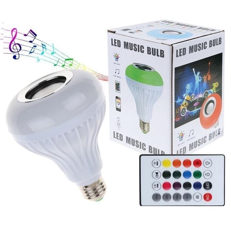 Multifunctional LED Music Light Bulb Bluetooth Speaker
