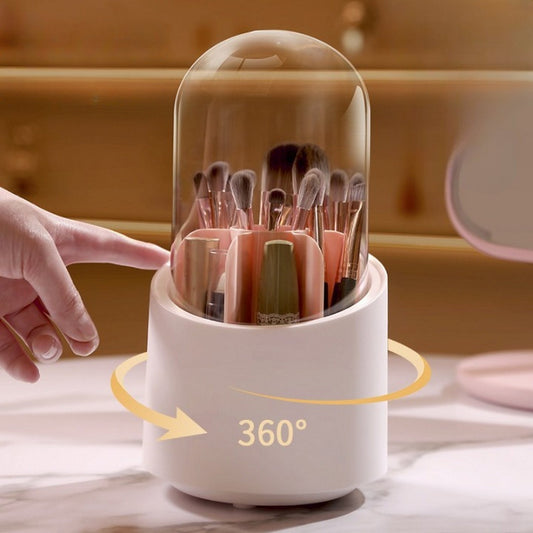 Makeup Cosmetic Organizer Rotating 360 Degree - FlyingCart.pk