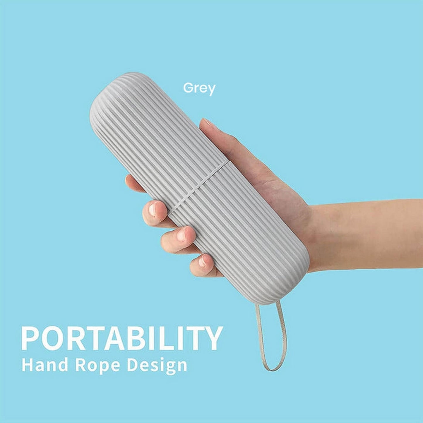 TRAVEL TOOTHPASTE TOOTHBRUSH HOLDER - FlyingCart.pk