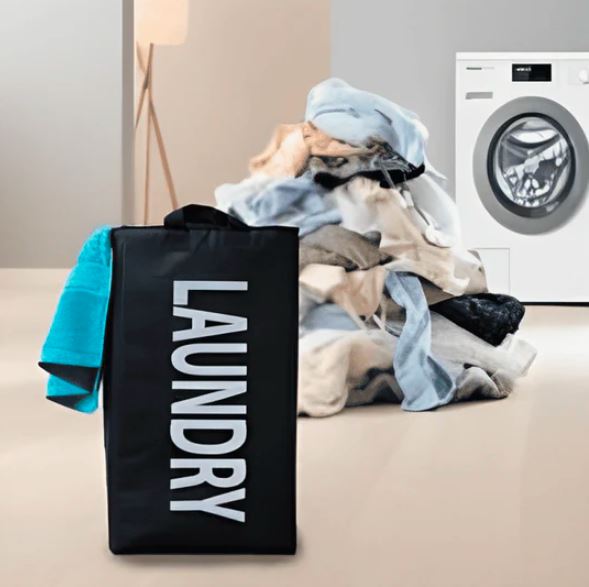 Black Laundry Bag - FlyingCart.pk