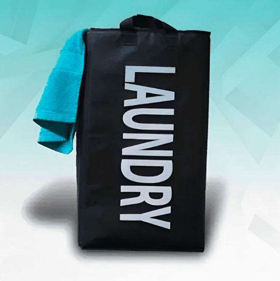 Black Laundry Bag - FlyingCart.pk