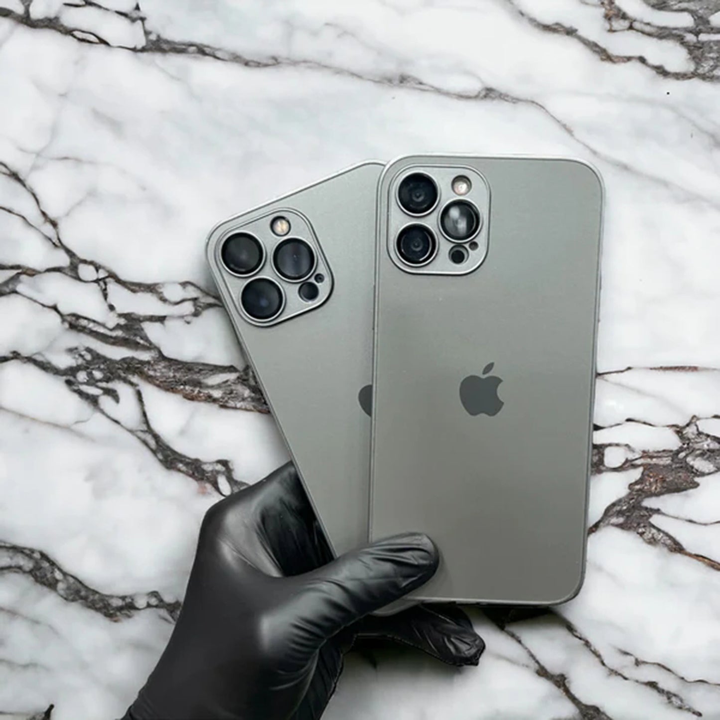 AG Glass Natural Titanium Case - FlyingCart.pk