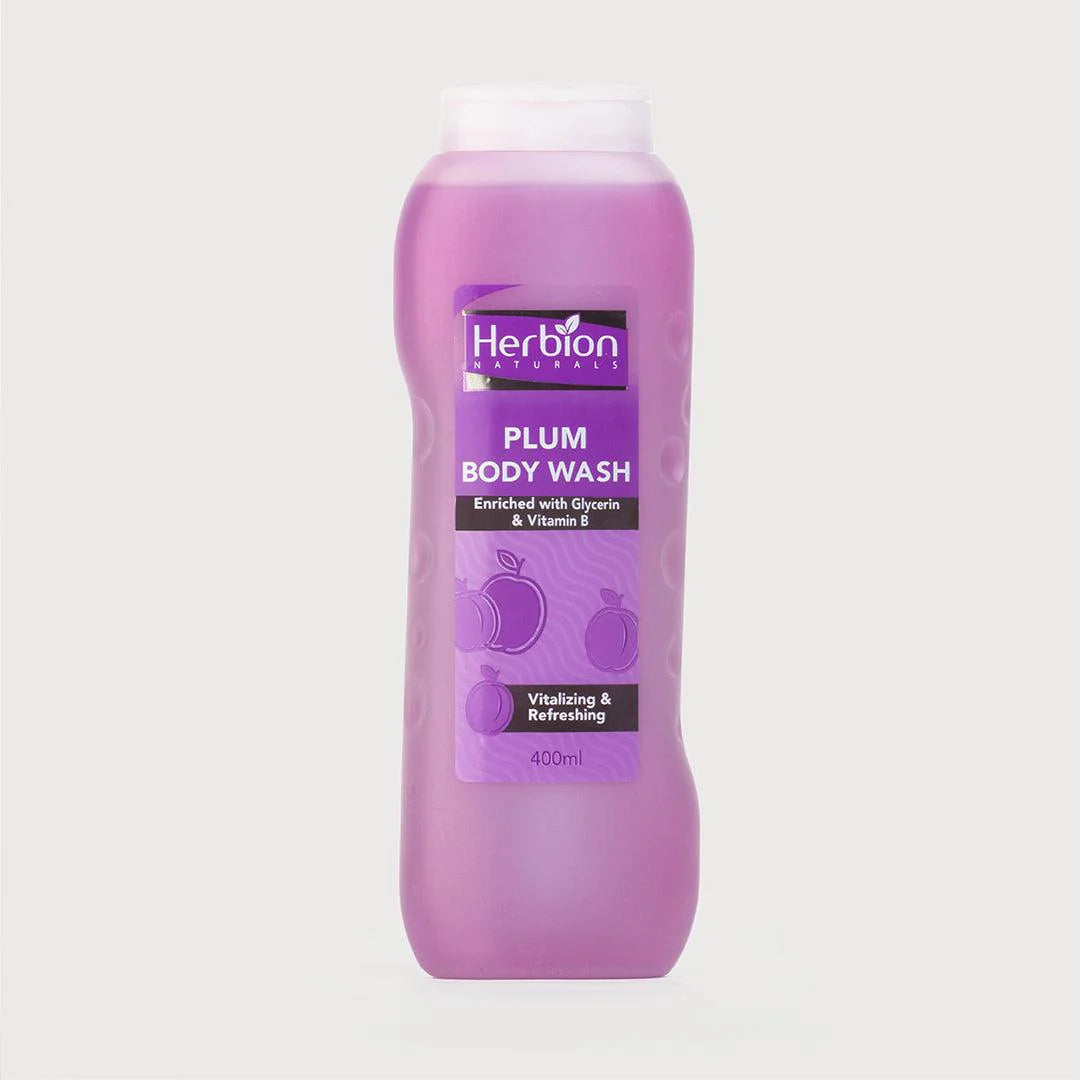 Herbion Plum Body Wash 400ml - FlyingCart.pk