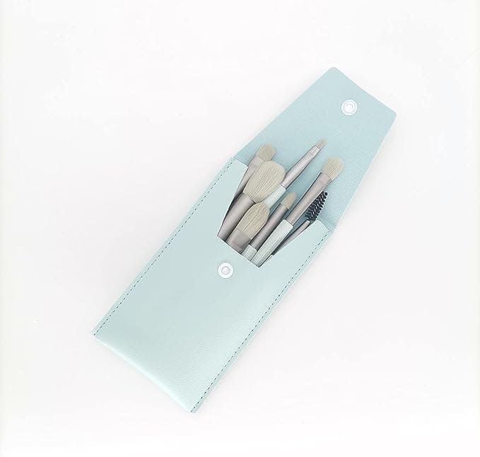 Pouch make up brush 8 piece set