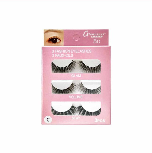 Glamorous Face 3×1 5D Eyelashes -FlyingCart.pk