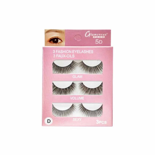 Glamorous Face 3×1 5D Eyelashes -FlyingCart.pk