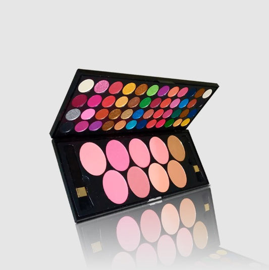 Glamorous Face 24+24+9 Matte, Velvet Eyeshade & Blushon Kit - FlyingCart.pk