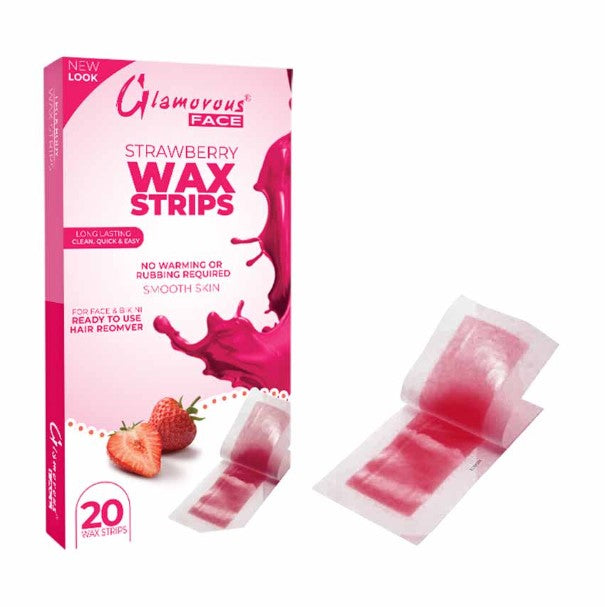 Glamorous Face Body Wax Strips - FlyingCart.pk
