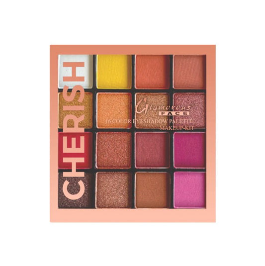 Glamorous Face 16 Color Cherish Eyeshadow Palette - FlyingCart.pk