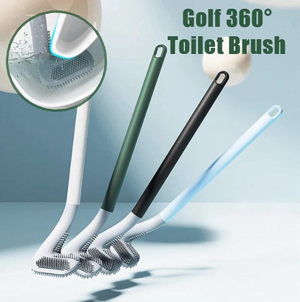 Silicone Hockey Toilet Brush - FlyingCart.pk