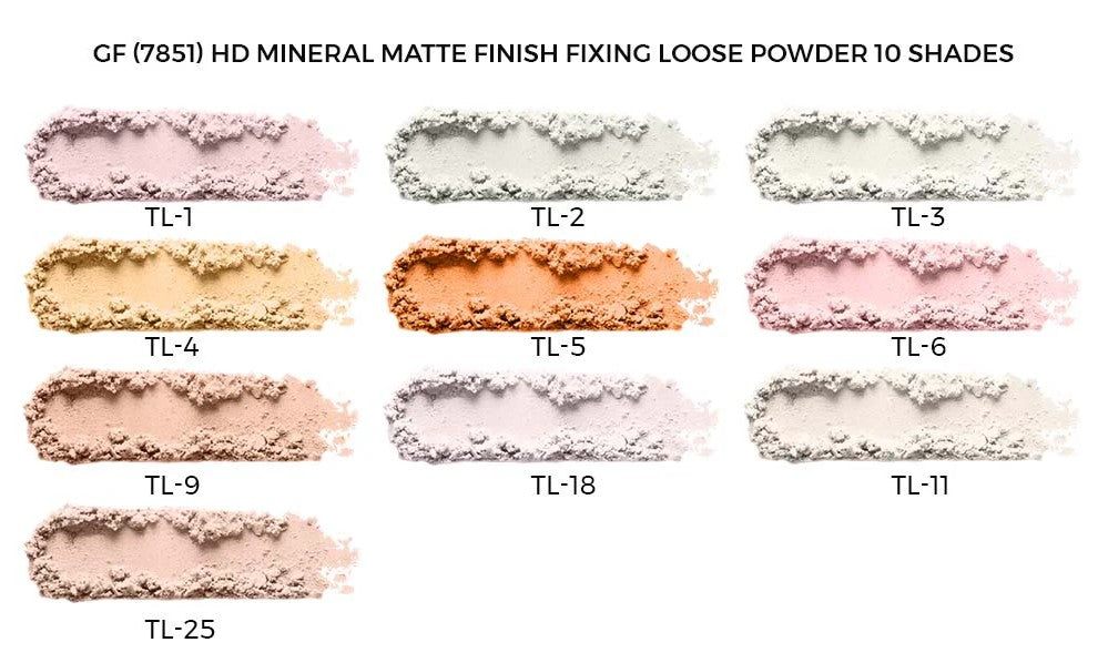 Glamorous Face HD Mineral Matte Finish Fixing Loose Powder - Flyingcart.pk