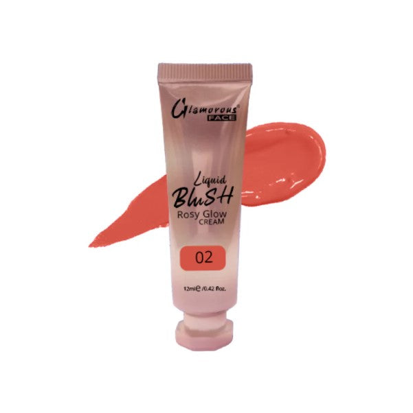 Glamorous Face Rosy Glow Liquid Blush Cream - FlyingCart.pk
