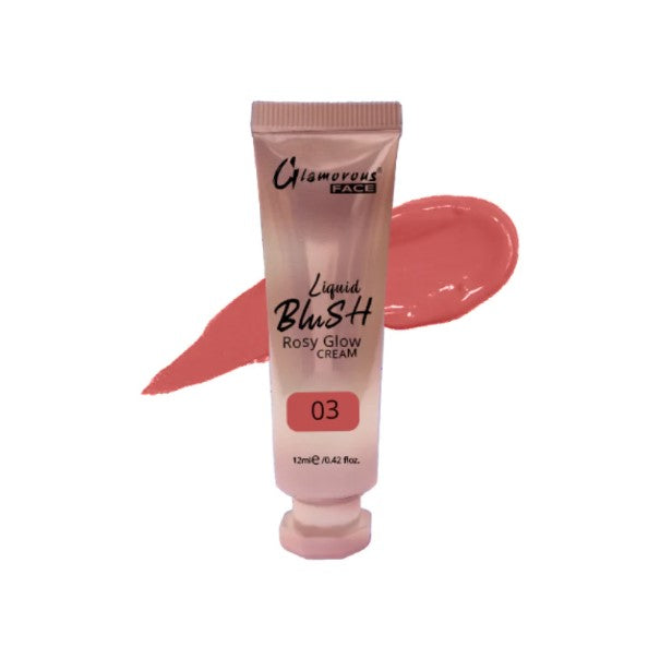 Glamorous Face Rosy Glow Liquid Blush Cream - FlyingCart.pk