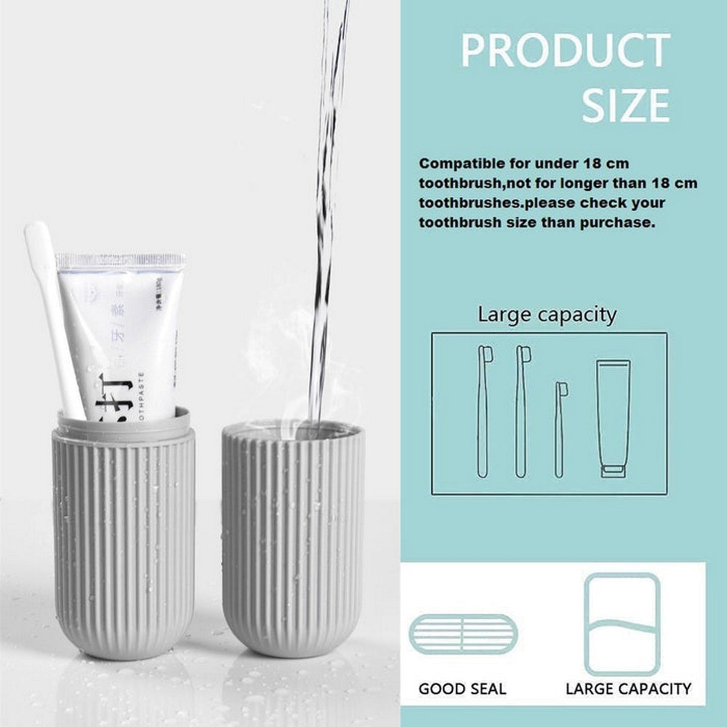 TRAVEL TOOTHPASTE TOOTHBRUSH HOLDER - FlyingCart.pk