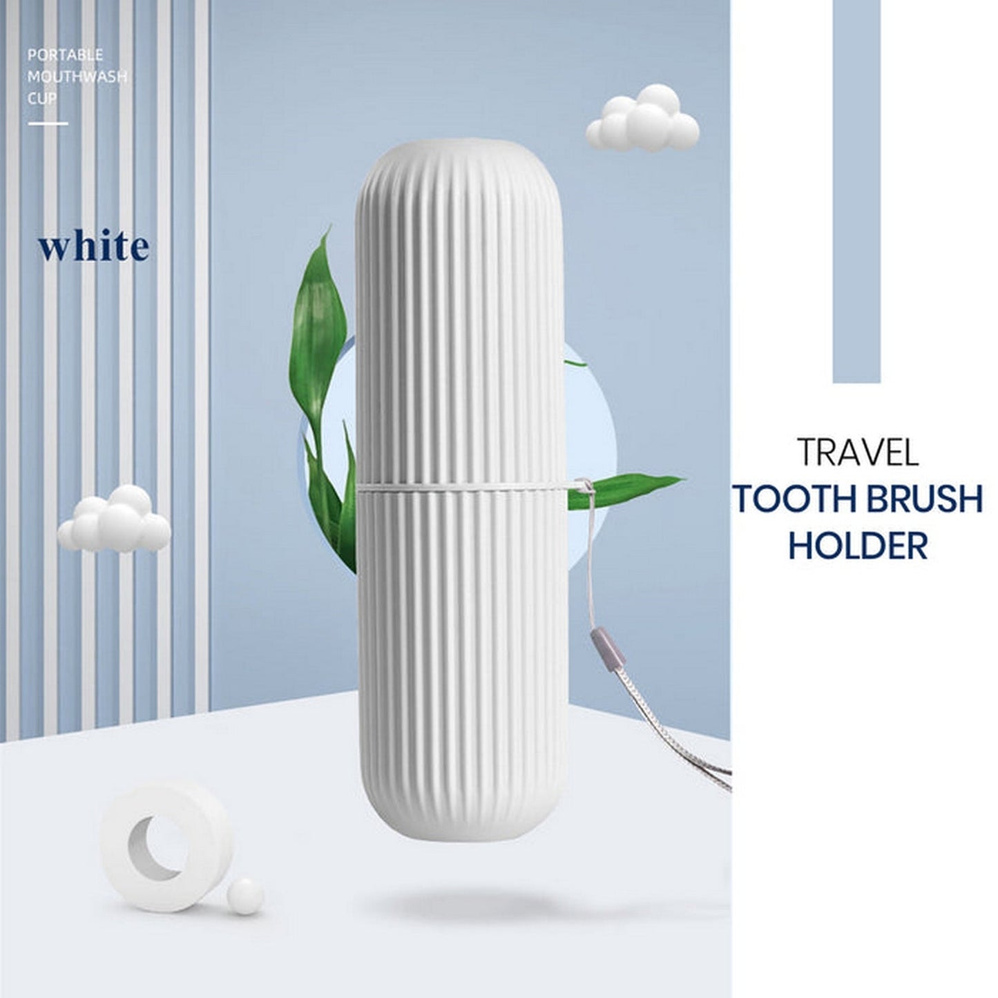 TRAVEL TOOTHPASTE TOOTHBRUSH HOLDER - FlyingCart.pk