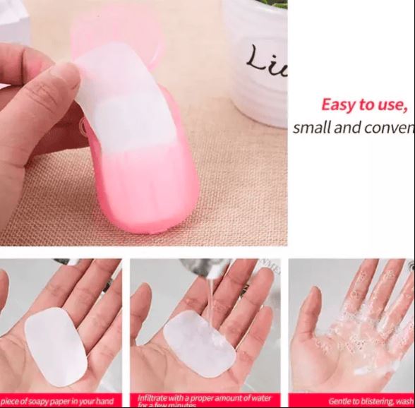 Travel Soap Sheets-FlyingCart.pk