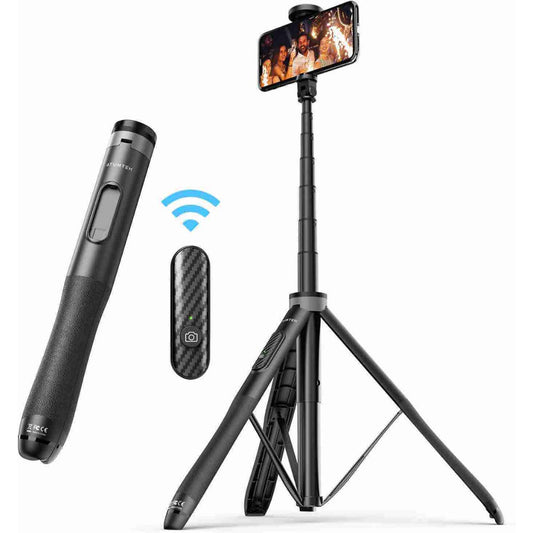 Selfie Stick Tripod - ATUMTEK 51" - FlyingCart.pk