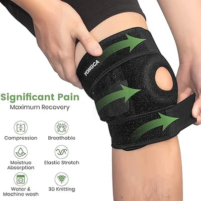 adjustable-knee-cap-support-kneepad-adjustable-sports-leg-knee-brace-wrap-knee-protector-1-flyincart.pk