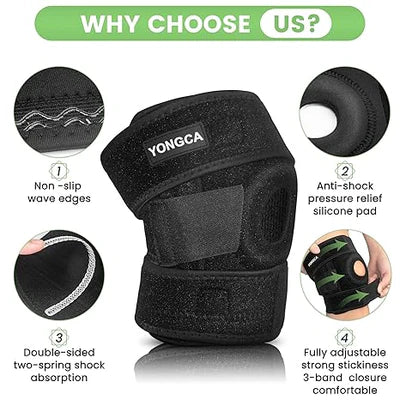 adjustable-knee-cap-support-kneepad-adjustable-sports-leg-knee-brace-wrap-knee-protector-1-flyincart.pk