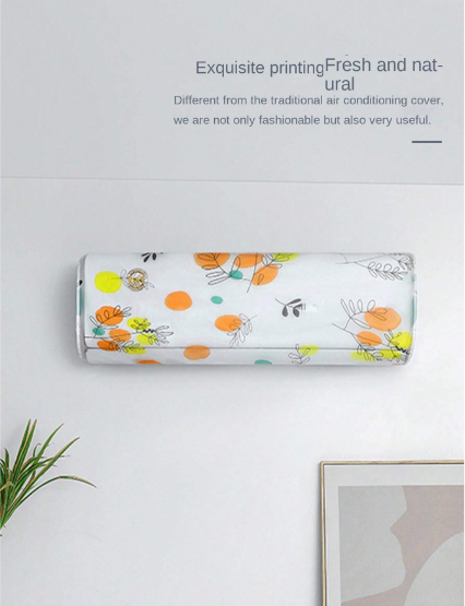 Air Conditioner Dust Cover – Wall Mounted Indoor Protective Cover (Random Print) for 1 Ton AC - Flyingcart.pk