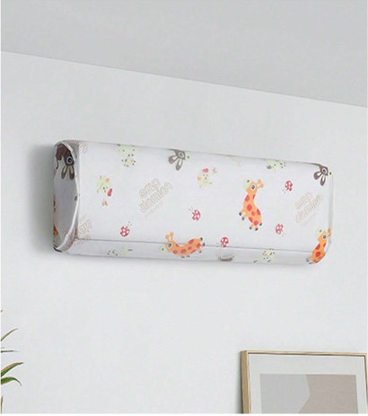 Air Conditioner Dust Cover – Wall Mounted Indoor Protective Cover (Random Print) for 1 Ton AC - Flyingcart.pk