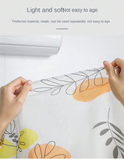 Air Conditioner Dust Cover – Wall Mounted Indoor Protective Cover (Random Print) for 1 Ton AC - Flyingcart.pk