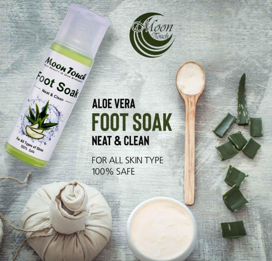 Moon Touch Aloe Vera Foot Soak – 100ml Refreshing Foot Care Treatment