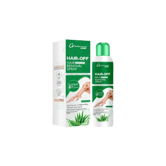 Glamorous Face Hair Off Hair Removal Spray (100ml) - FlyingCart.pk