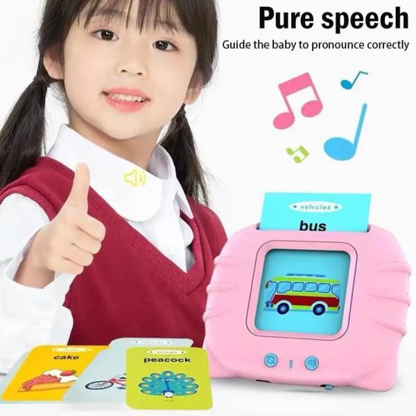 Audible Flash Cards Baby Reading Machine - Flyingcart.pk