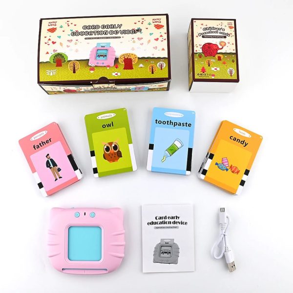 Audible Flash Cards Baby Reading Machine - Flyingcart.pk