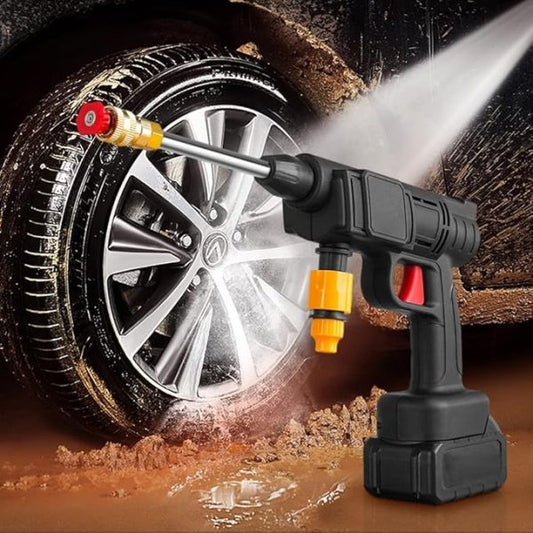 Automatic Cordless Wireless Car Wash Spray Gun – High Pressure 48V - Flyingcart.pk