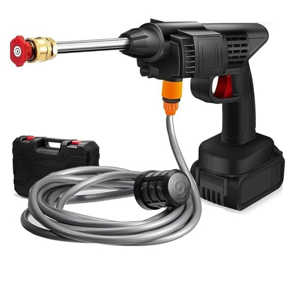 Automatic Cordless Wireless Car Wash Spray Gun – High Pressure 48V - Flyingcart.pk