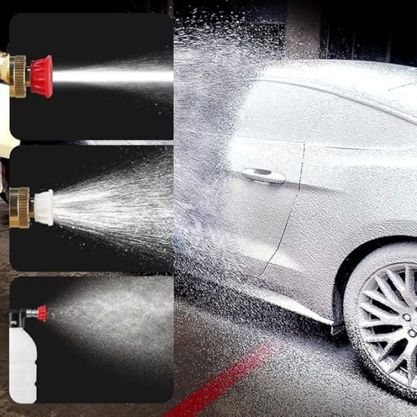 Automatic Cordless Wireless Car Wash Spray Gun – High Pressure 48V - Flyingcart.pk